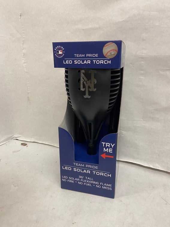 (6x Bid)MBL New York Mets 36" LED Solar Torch