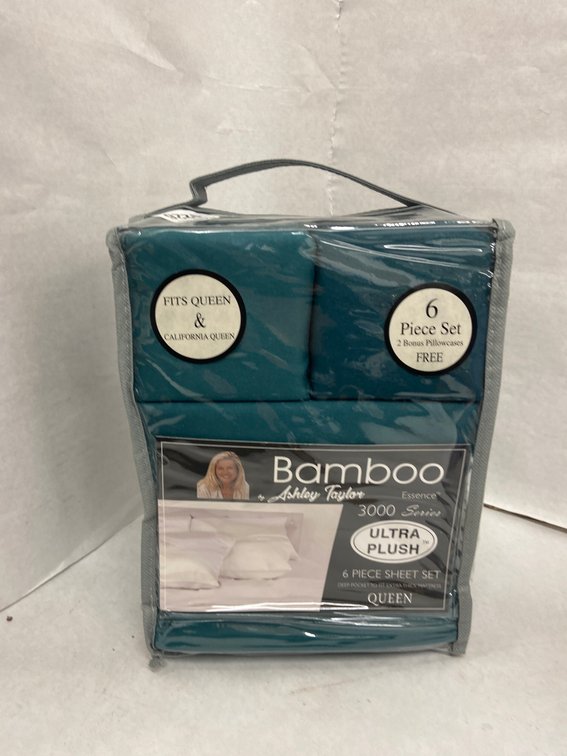 Ashley Taylor 6pc Bamboo Sheet Set-Queen