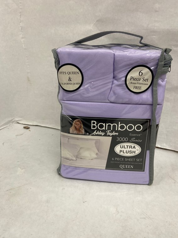 Ashley Taylor 6pc Bamboo Sheet Set-Queen