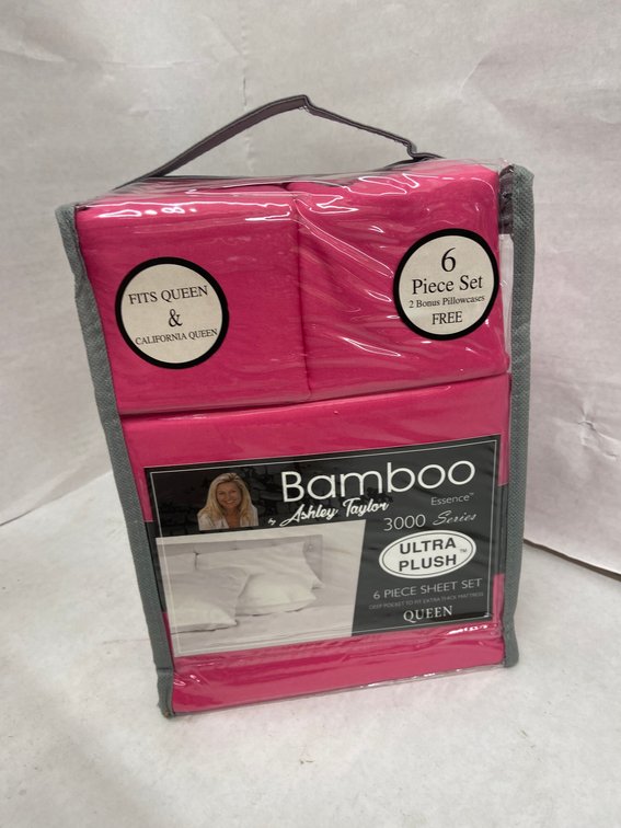 Ashley Taylor 6pc Bamboo Sheet Set-Queen