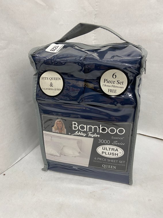 Ashley Taylor 6pc Bamboo Sheet Set-Queen