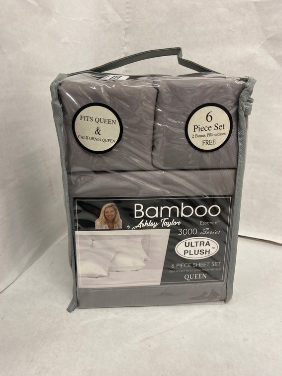 Ashley Taylor 6pc Bamboo Sheet Set-Queen