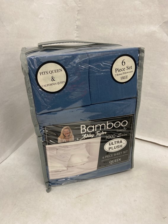Ashley Taylor 6pc Bamboo Sheet Set-Queen