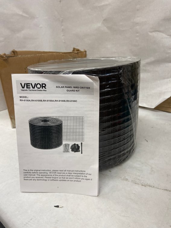 Vevor 8"x100' Solar Panel Bird Critter Guard Kit