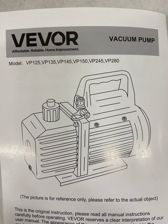 Vevor Vacuum Pump
