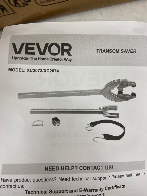 Vevor Transom Saver
