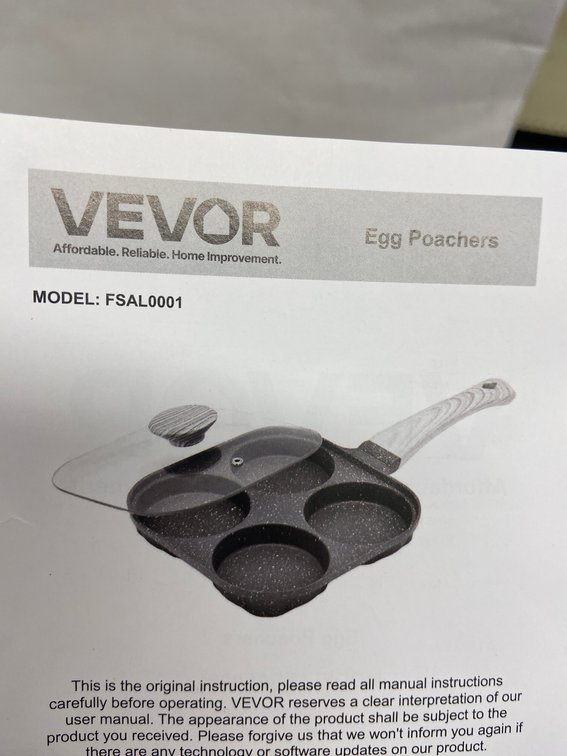 (2x Bid)Vevor Egg Poacher Set