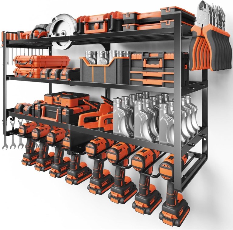 Hanging 54.13" 4-Tier Shelf