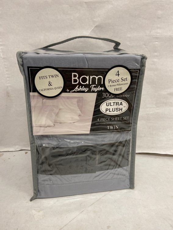 Ashley Taylor 4pc Bamboo Sheet Set-Twin