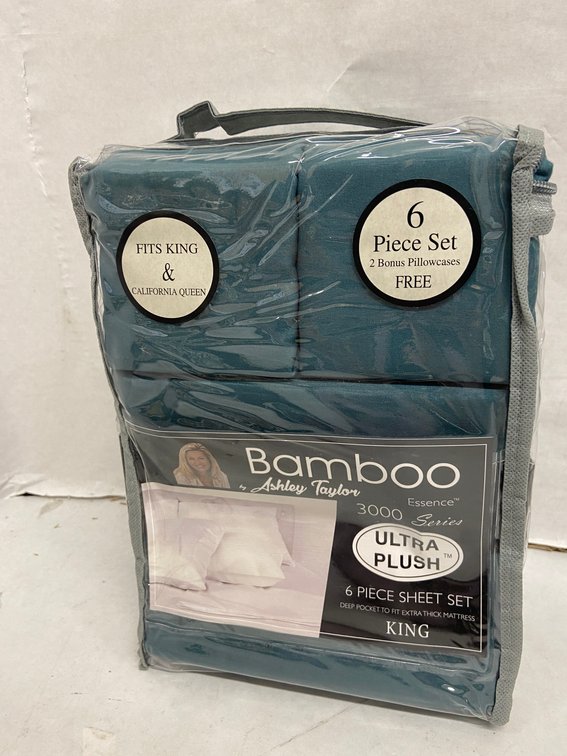 Ashley Taylor 6pc Bamboo Sheet Set-King