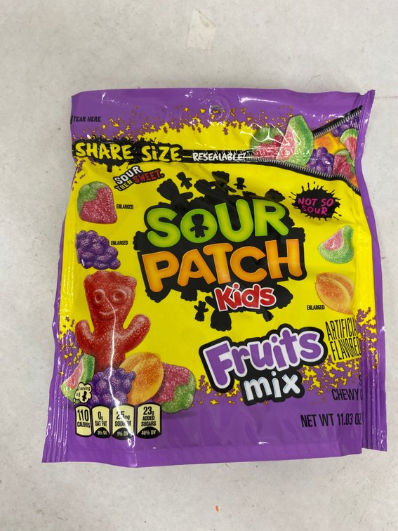 (9x Bid)Sour Patch Kids 11.03oz Fruit Mix Candy