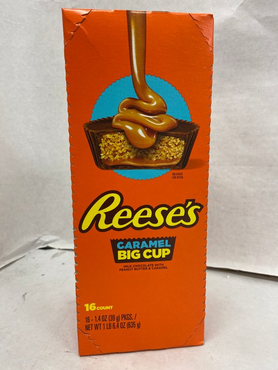 (4x Bid)Reese's 16pc 1.4oz Caramel Big Cup