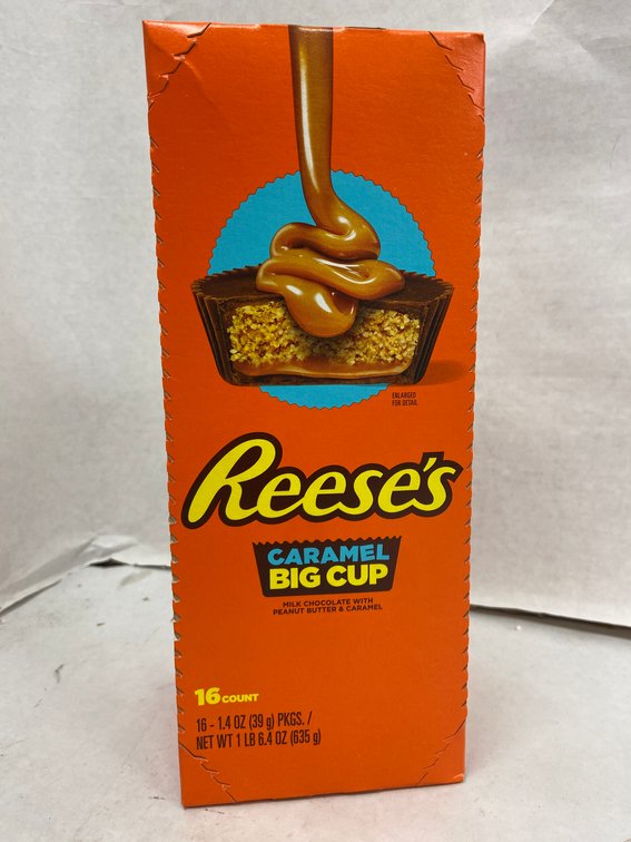 (2x Bid)Reese's 16pc 1.4oz Caramel Big Cup