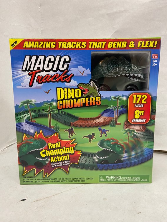 (2x Bid)Dino Chompers 172pc Magic Tracks