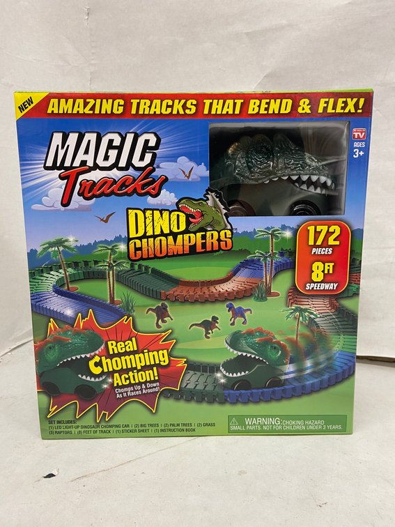 (2x Bid)Dino Chompers 172pc Magic Tracks
