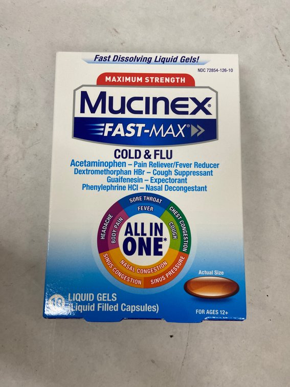 (24x Bid)Mucinex MS 10ct All-In-One Liquid Gels