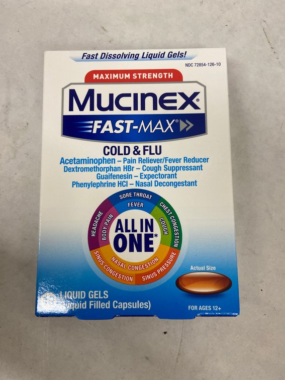 (24x Bid)Mucinex MS 10ct All-In-One Liquid Gels