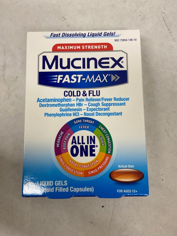 (24x Bid)Mucinex MS 10ct All-In-One Liquid Gels