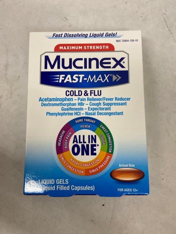 (24x Bid)Mucinex MS 10ct All-In-One Liquid Gels