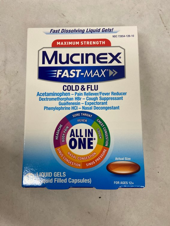 (24x Bid)Mucinex MS 10ct All-In-One Liquid Gels