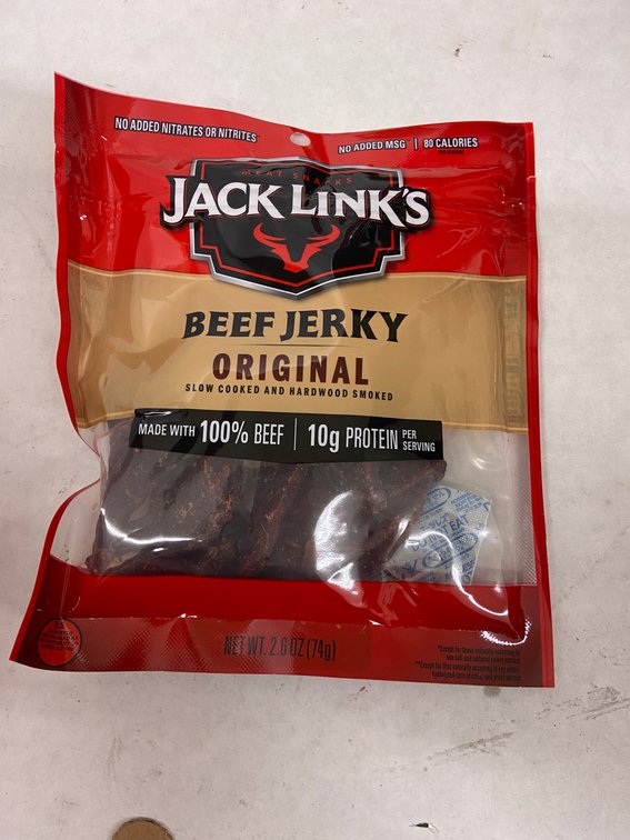 (12x Bid)Jack Links 2.6oz Original Beef Jerky