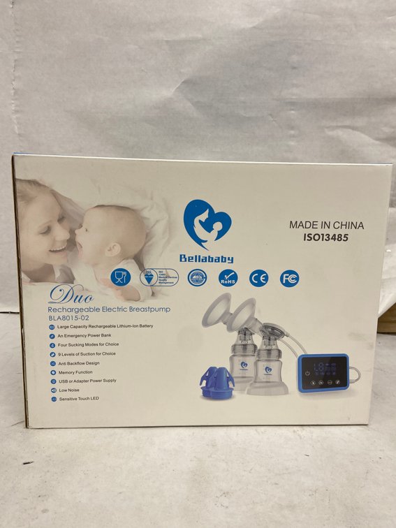 Bella Baby Duo Rechargeable Electric Breast Pump