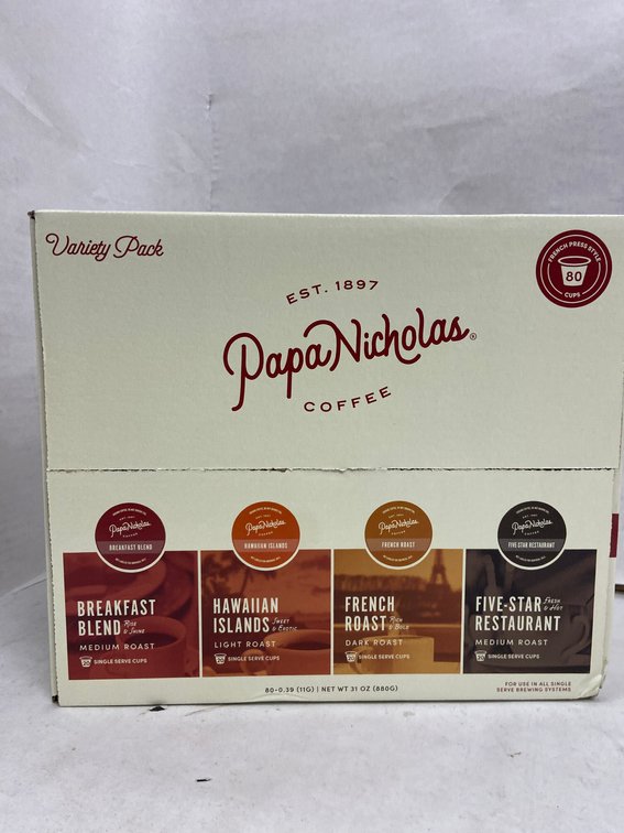 Papa Nicholas 80ct Single Serve Coffee Pod Variety Pack