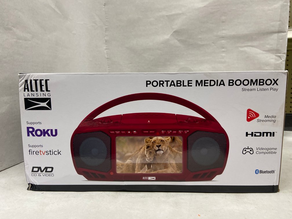 Altec BT Portable Media Boombox