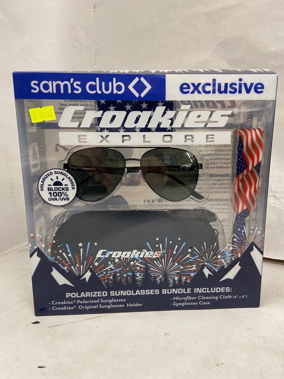 Sams Club Croakies Polarized Sunglasses Bundle