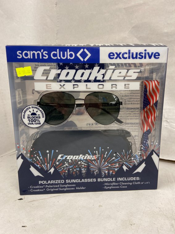 Sams Club Croakies Polarized Sunglasses Bundle