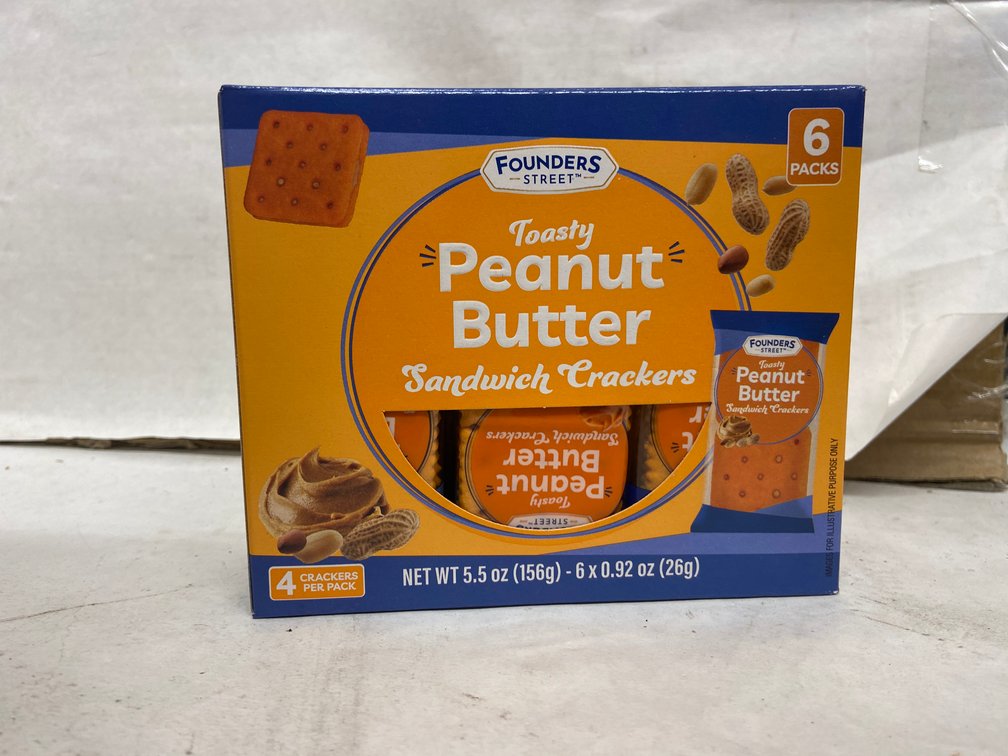 (24x Bid)Peanut Butter 5.5oz Sandwich Crackers