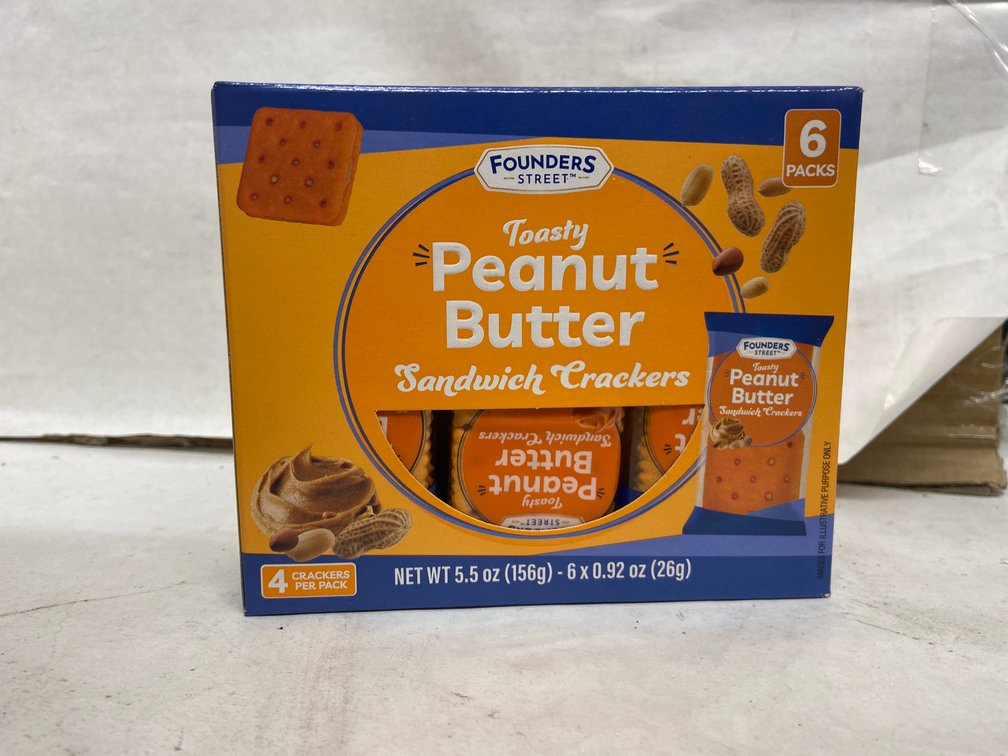(24x Bid)Peanut Butter 5.5oz Sandwich Crackers