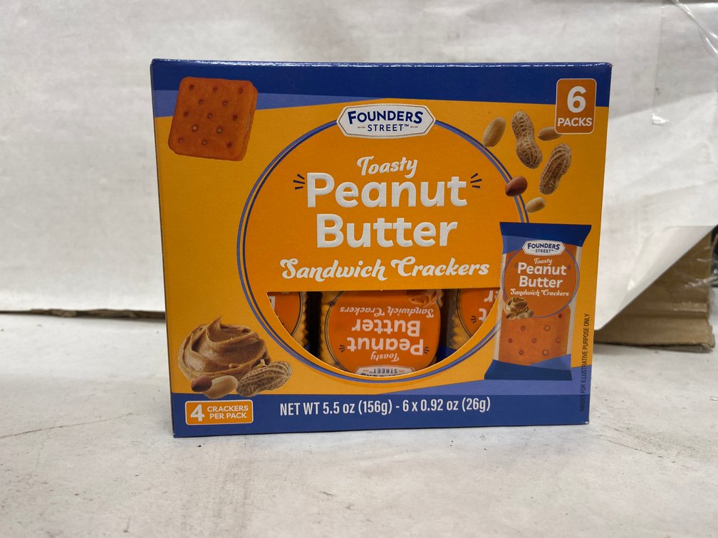 (24x Bid)Peanut Butter 5.5oz Sandwich Crackers