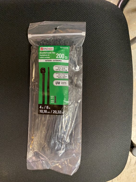 (2x) 200ct Assoerted Cable Ties