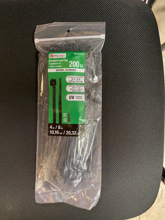 (2x) 200ct Assoerted Cable Ties