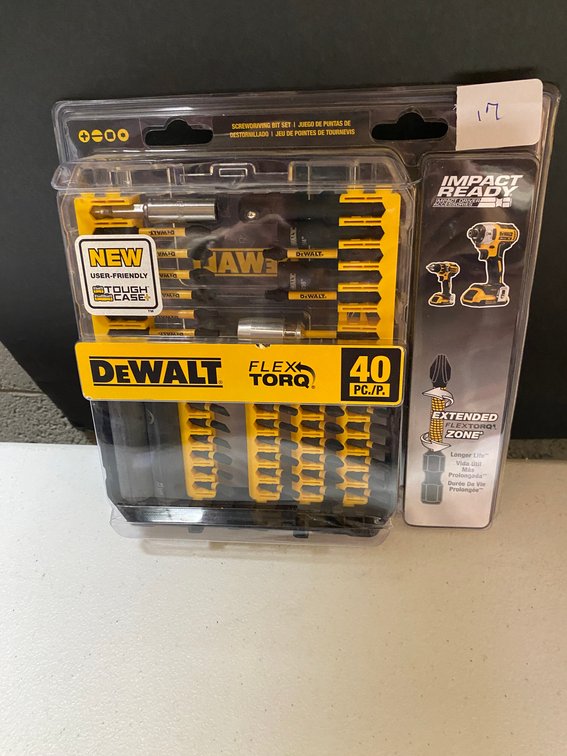 New DeWALT 40pc Flex Torq Bits