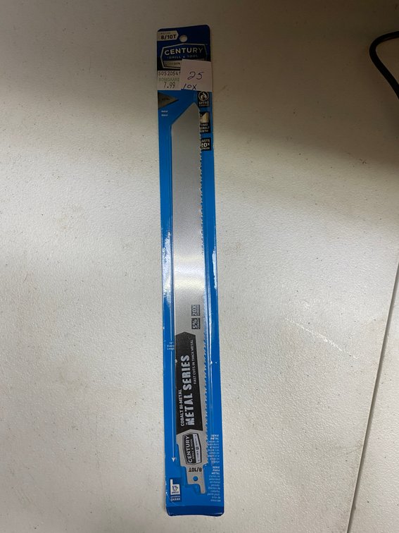 (10x) 12" Century Metal Series Blade