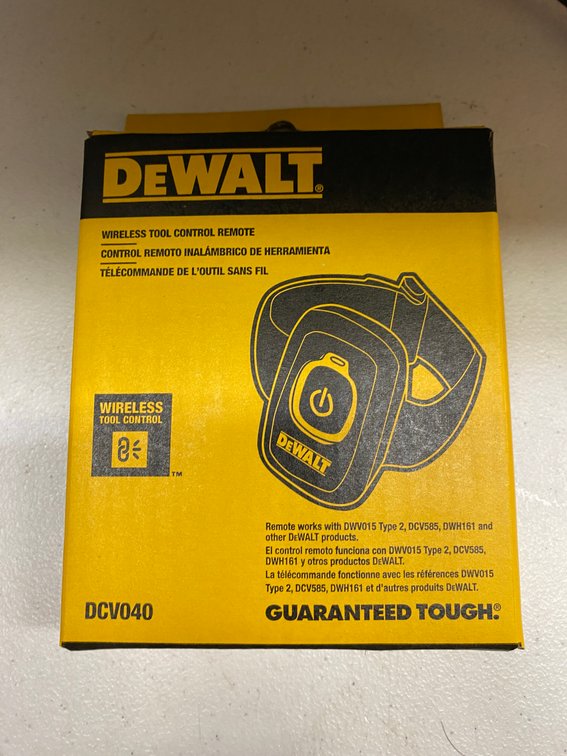 DeWALT Wireless Tool Control Remote