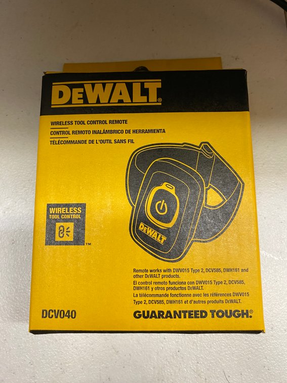 (2x)DeWALT Wireless Tool Control Remote