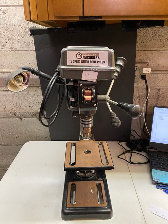 Central Machinery 5 Speed Bench Drill Press