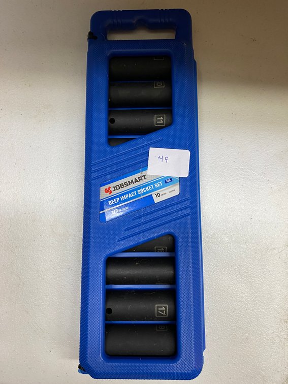 Jobsmart 10pc. 1/2" Deep Impact Socket Set