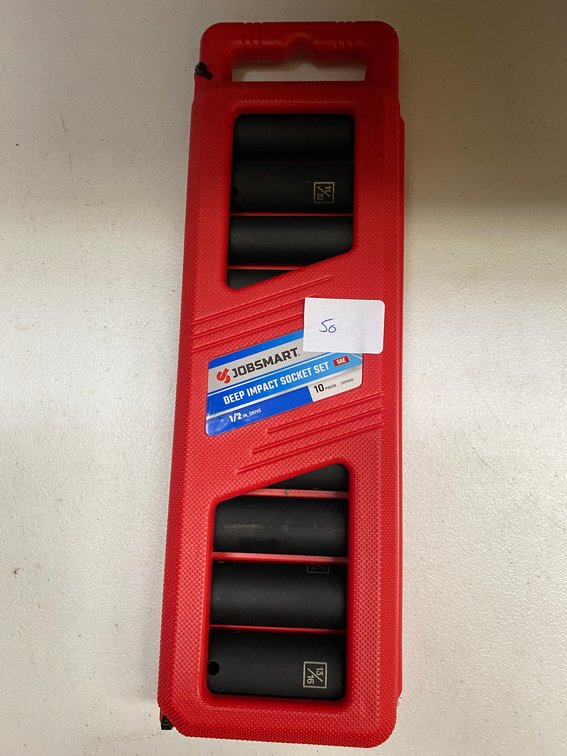 Jobsmart 10pc. 1/2" Deep Impact Socket Set