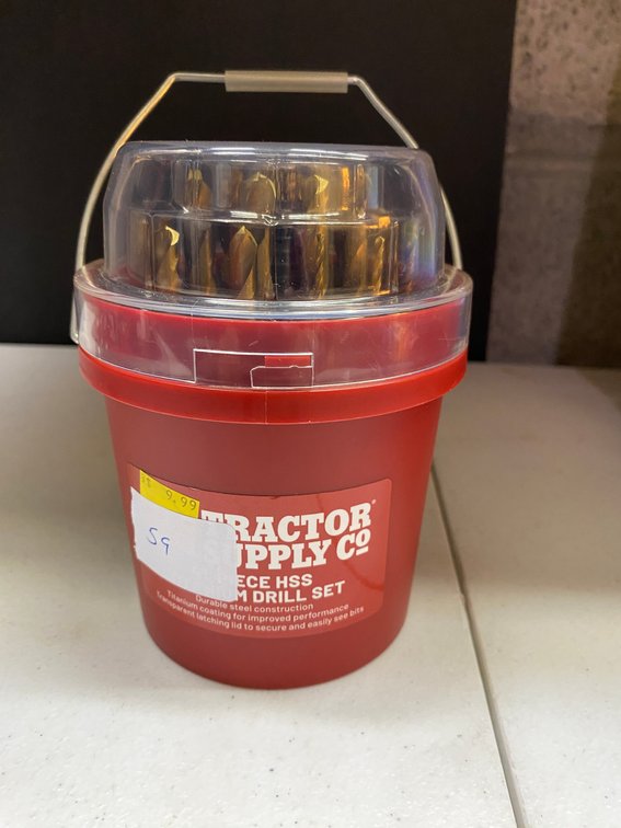 41pc. HSS Titanium Drill Set