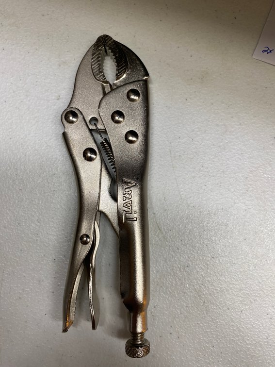 New Anvil 8" Curved Jaw Locking Pliers