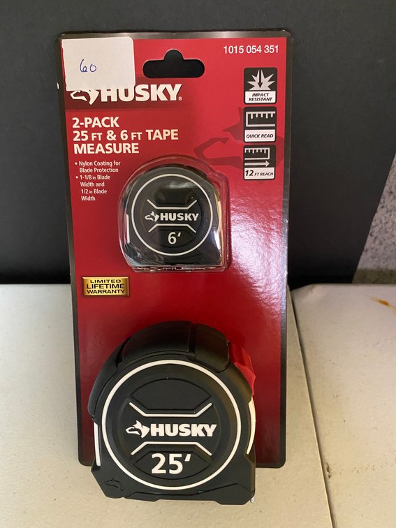 Husky 2pk 25' & 6' Tape Measure
