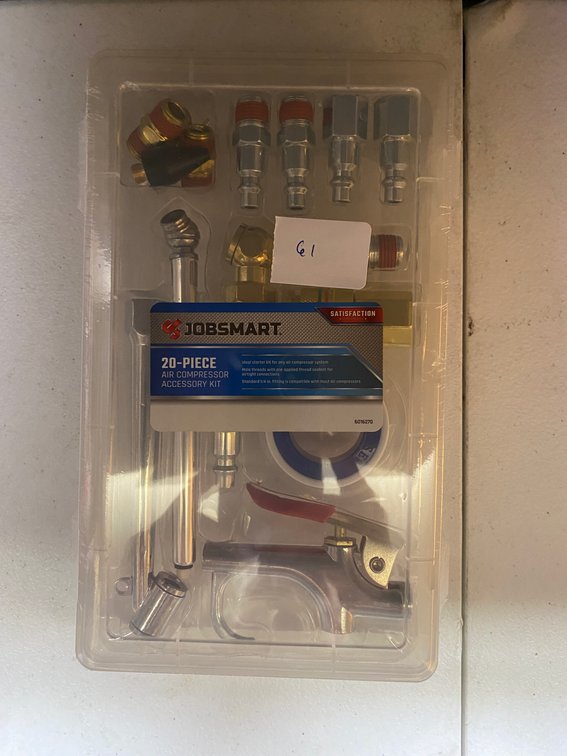 Jobsmart 20pc. Air Compressor Accessory Kit
