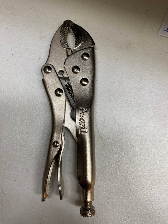 (2x)New Anvil 8" Curved Jaw Locking Pliers