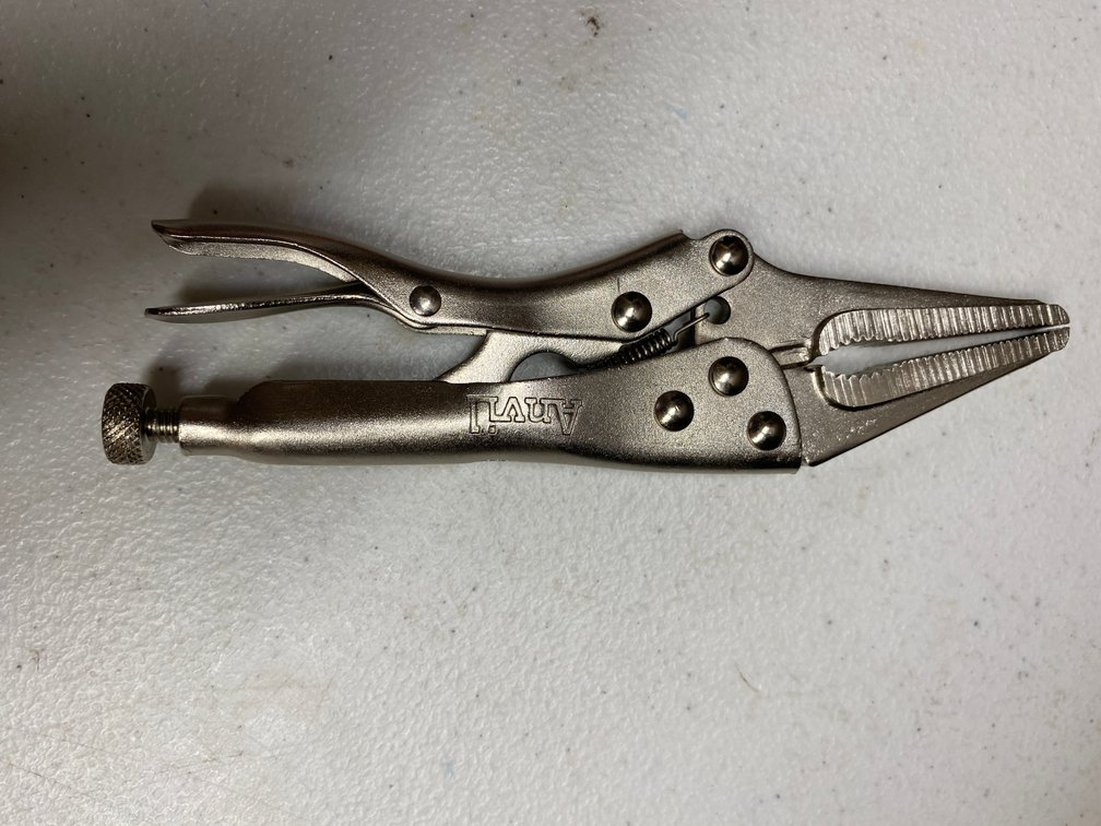 (2x)Anivil Long Nose Locking Pliers