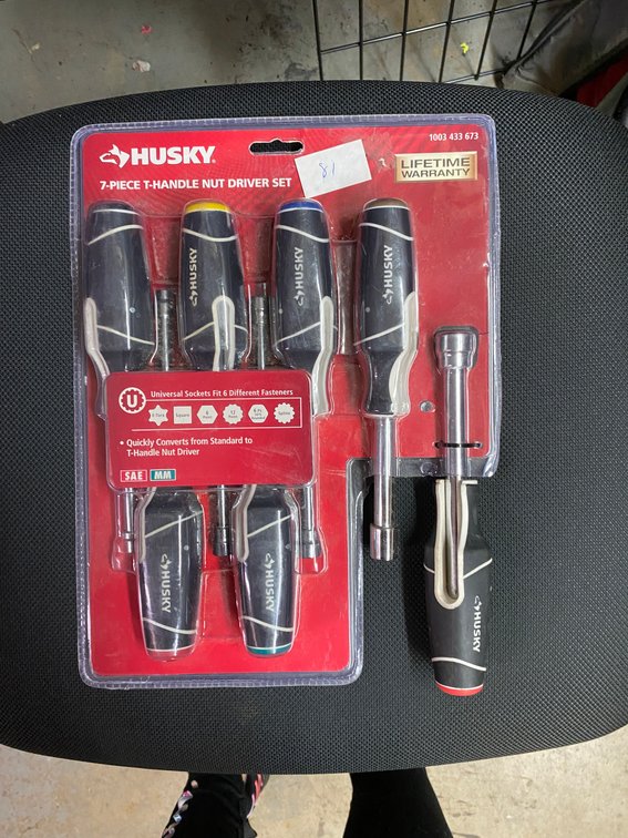 Husky 7pc. T-Handle Nut Driver Set