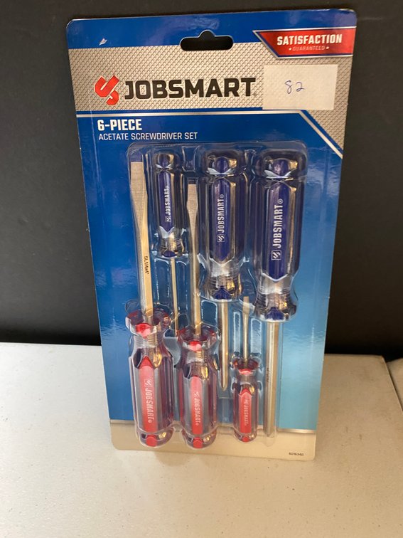 Jobsmart 6pc. Acetate Screwdriver Set